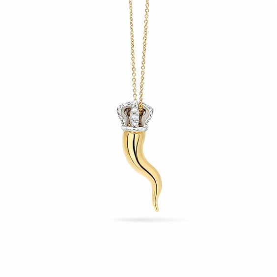Collar CikOrefice Gioielli Mujer in Oro Diamante 0.21 Ct CKHCOAUB006 - CKHCOAUB006